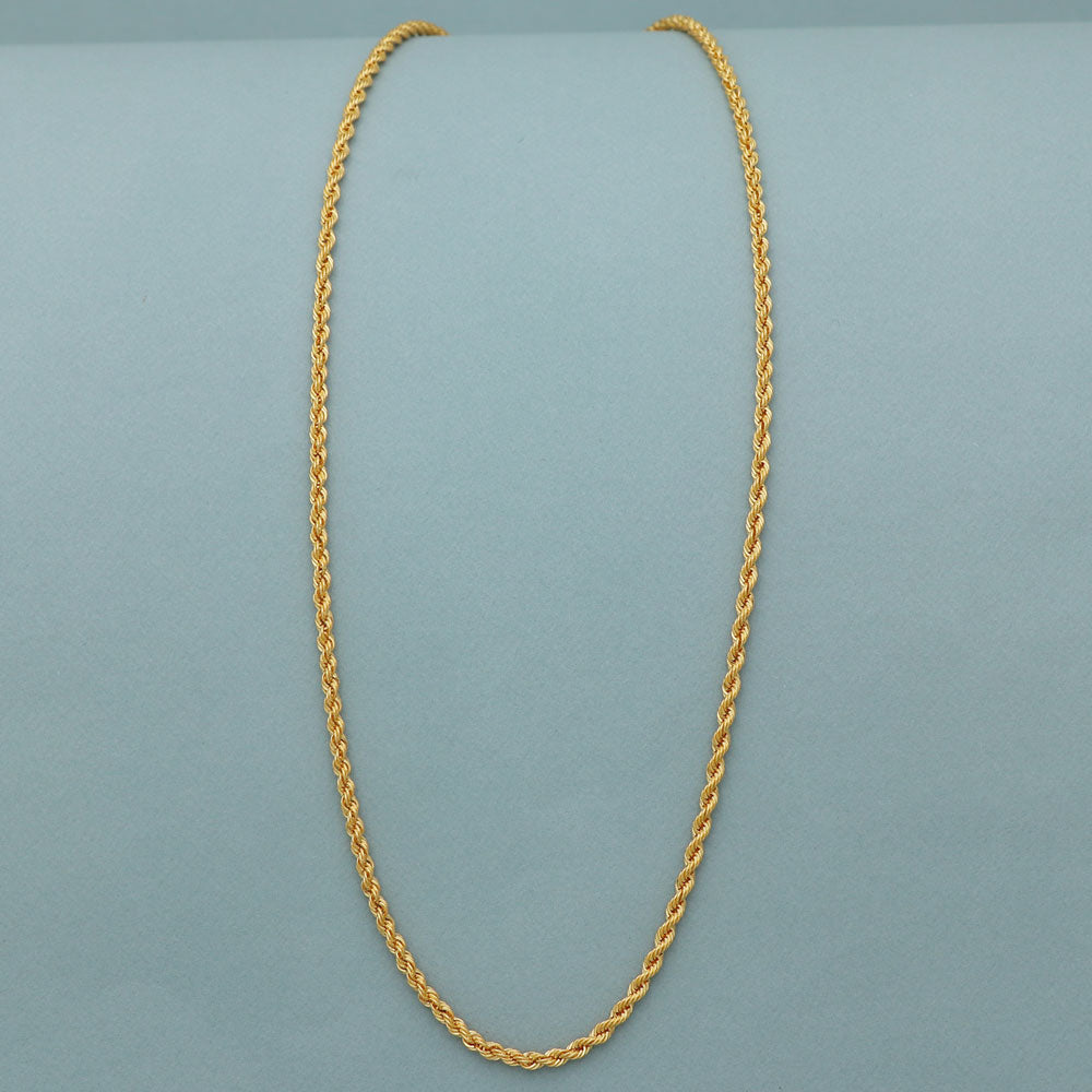 Collar con cadena de oro de 22 quilates de 16" con estampado increíble para regalo de despedida de tía abuela 