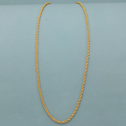 Collar con cadena de oro de 22 quilates de 16" con estampado increíble para regalo de despedida de tía abuela 