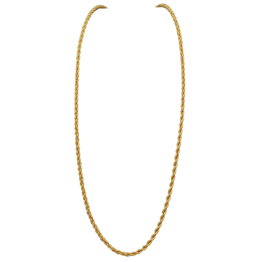 Collar con cadena de oro de 22 quilates de 16" con estampado increíble para regalo de despedida de tía abuela 