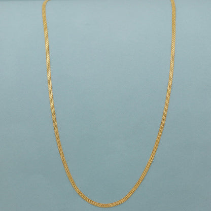 22 Karat glänzendes Gold mit Punze, 45,7 cm lange Halskette für Halbtochter, Liebesgeschenk, Schmuck 