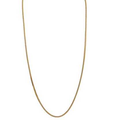 22 Karat Siegel Auffällige Goldkette 20" für Schwiegermutter Muttertagsgeschenk Schmuck 