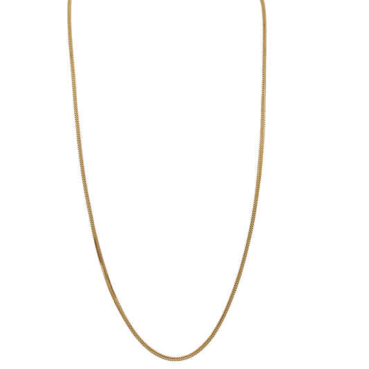 22 Karat Siegel Auffällige Goldkette 20" für Schwiegermutter Muttertagsgeschenk Schmuck 