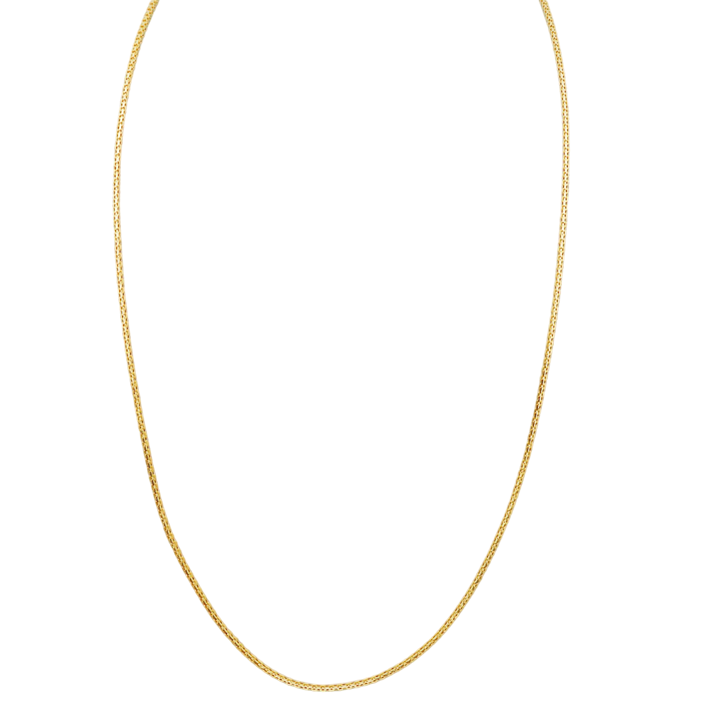 22 Karat Gold mit Punze, auffälliger Schmuck, 45,7 cm lange Halskette für Stiefmutter, Geschenk zur Geburt 