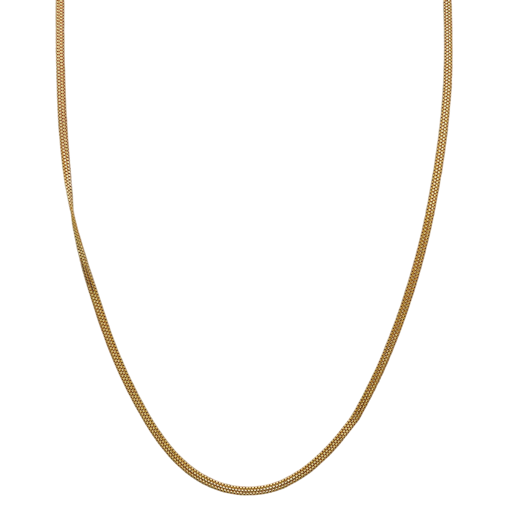 Bis 916 Siegel Echtgold 18" Halskette Kette für ihn Ruhestandsgeschenk Schmuck 