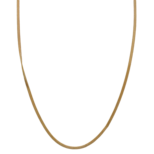 Bis 916 Siegel Echtgold 18" Halskette Kette für ihn Ruhestandsgeschenk Schmuck 