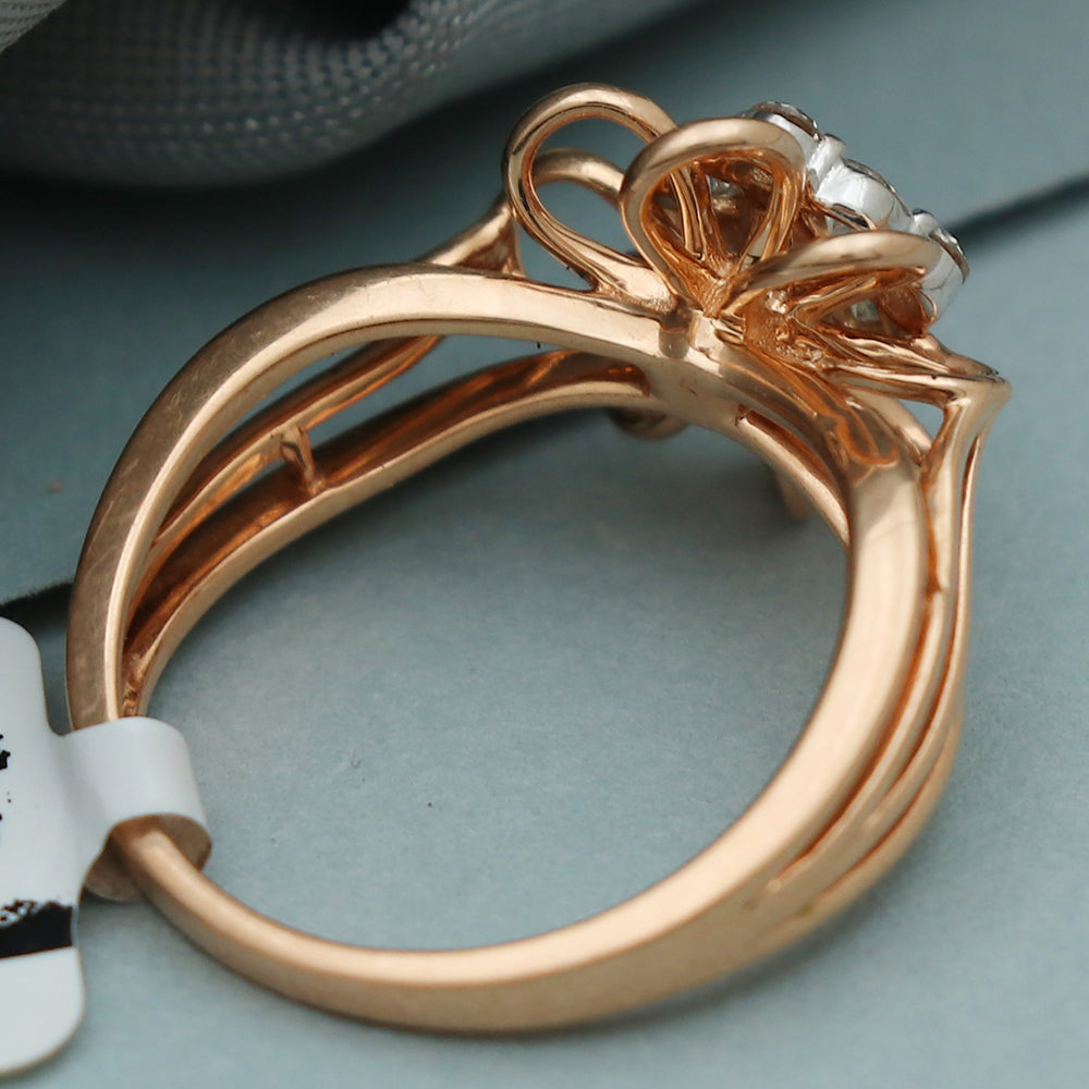 bis 583 hallmark magnificent rose gold 6.25 ring for half sister april fool gift jewelry