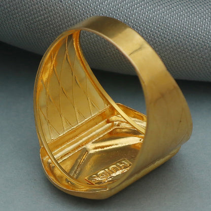 20 Karat Stempel höchster Gold 9 Ring für Cousine Frau Chanukka Geschenk Schmuck