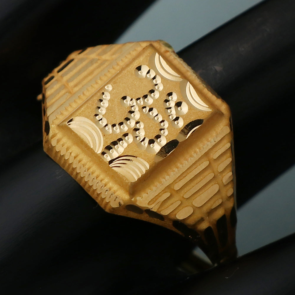 20k print dazzling gold 9.25 ring for father national boss day gift jewelry