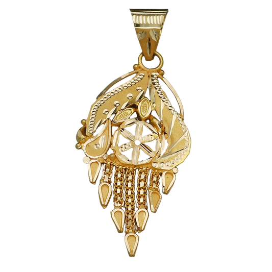 20 carat stamp pure gold 4.4 cm pendant for great grand nephew cinco de mayo gift jewelry