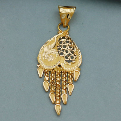 20 carat seal solid gold 4.1 cm pendant for business men christmas eve gift jewelry