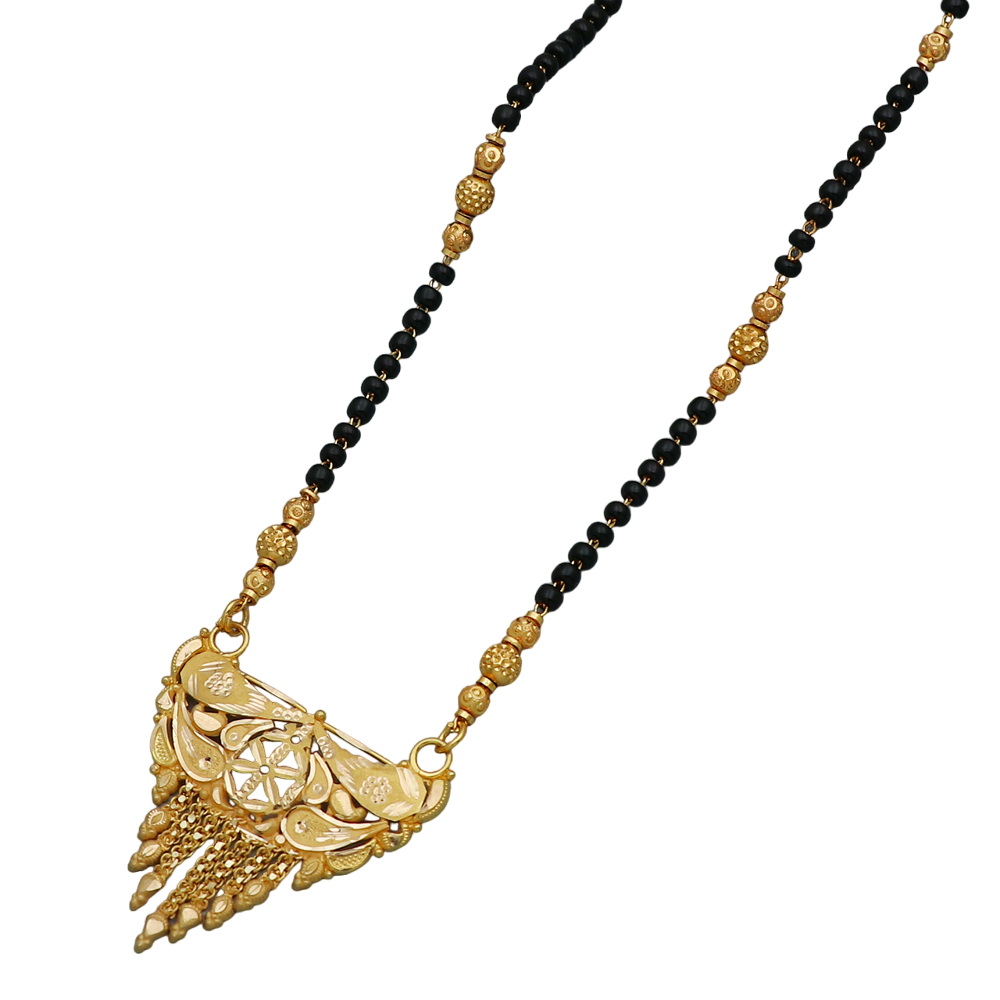 20 Karat Siegel aus starkem Gold, 3,5 cm, Mangalsutr für Halbonkel, Thanksgiving Day Geschenkschmuck