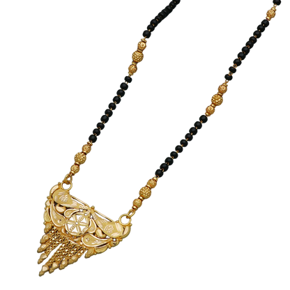 20 Karat Siegel aus starkem Gold, 3,5 cm, Mangalsutr für Halbonkel, Thanksgiving Day Geschenkschmuck