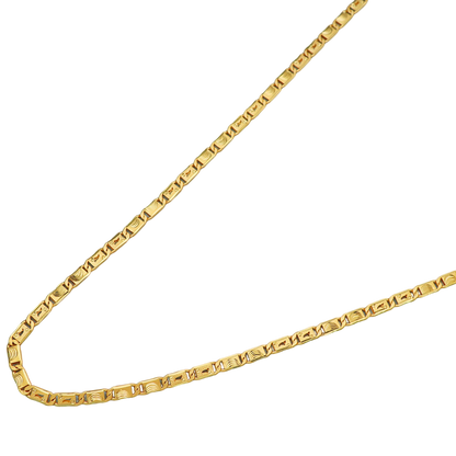 Bis 916 Siegel Echtgold 22" Halskette Kette für Schwiegertochter Einweihungsgeschenk Schmuck