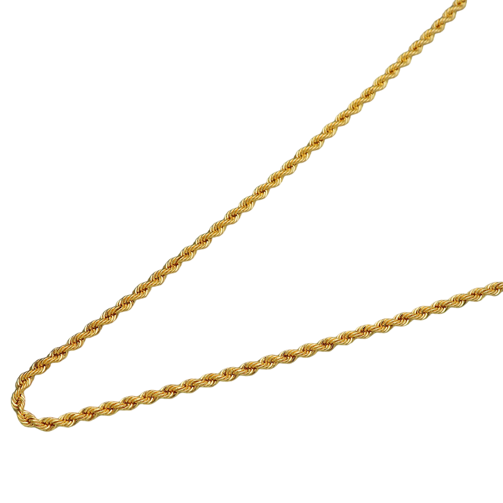 Bis 916 Print Original Gold 22" Halskette Kette für ihn National Boss Day Geschenk Schmuck