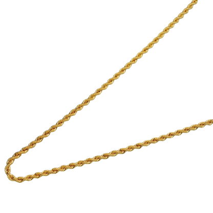 Bis 916 Print Original Gold 22" Halskette Kette für ihn National Boss Day Geschenk Schmuck