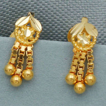 20cts print ultimate gold 1 cm stud earring for mother sweetest day gift jewelry