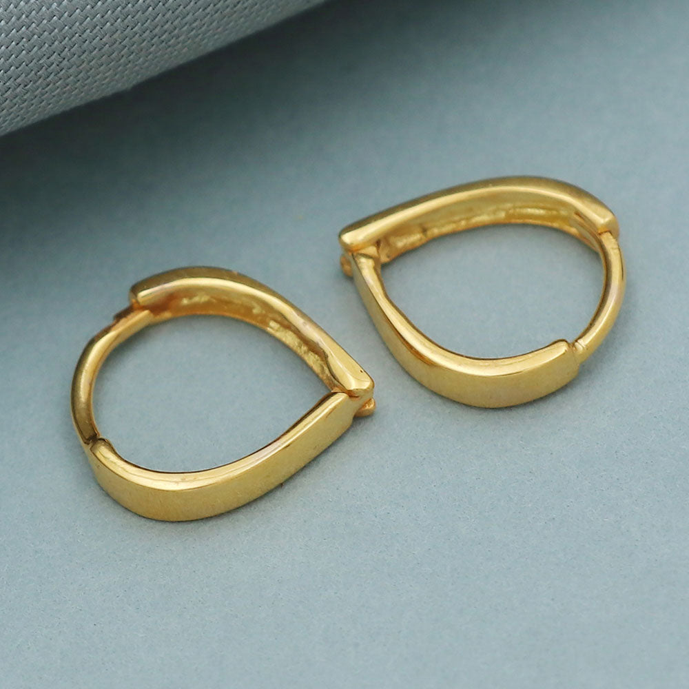 Creolen aus 20 Karat Gold mit Aufdruck, 1,2 cm, für Mama, Geschenk zum Unabhängigkeitstag, Schmuck