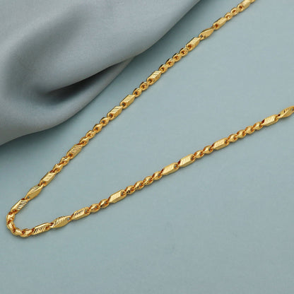 Cadena de collar de oro de 22,5" con sello de 22 quilates, el mejor regalo para el día de San Valentín para sobrina nieta