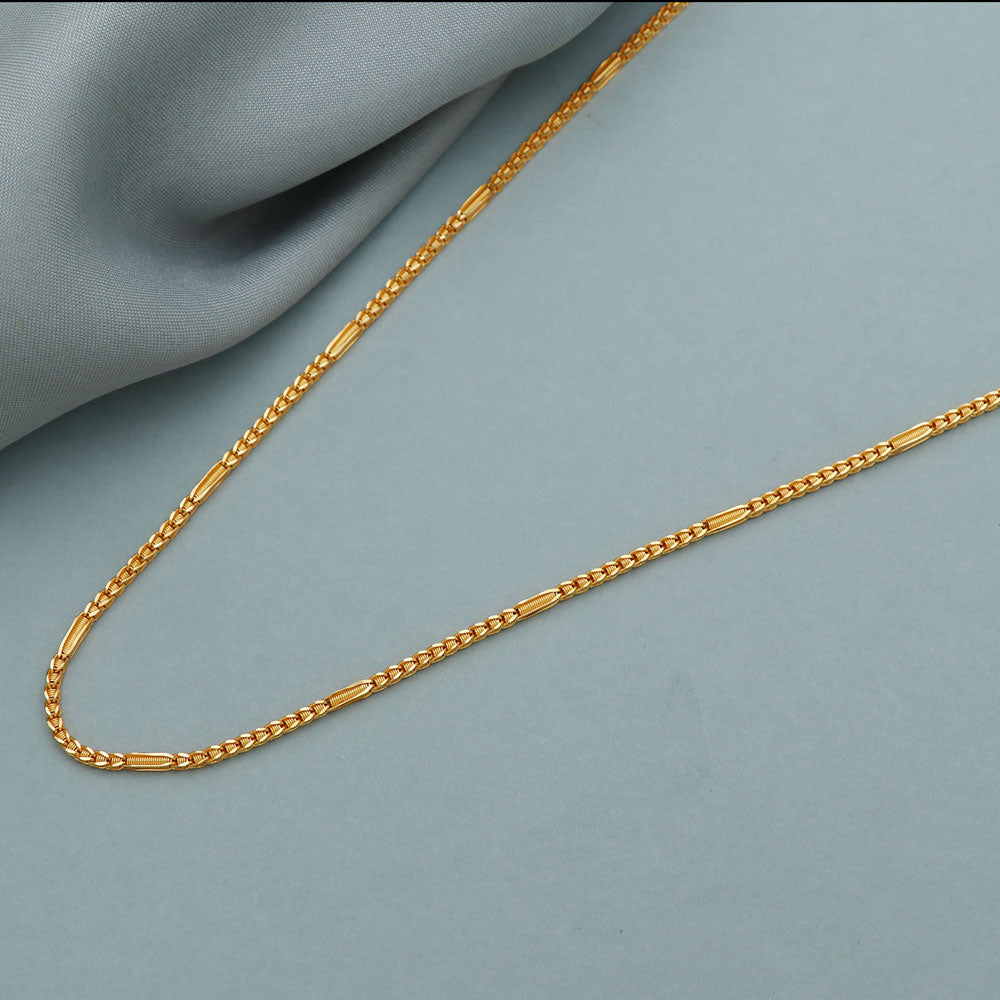 Cadena de collar de 24,5" de oro con sello de 22 quilates que supera el estándar para el día de la madre, regalo de joyería para el presidente