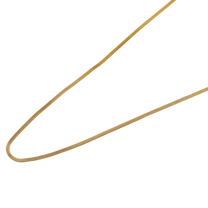 Collar de cadena de oro de 24" con estampado de 22 quilates, increíble, para mujeres de negocios, regalo de Pascua, joyería