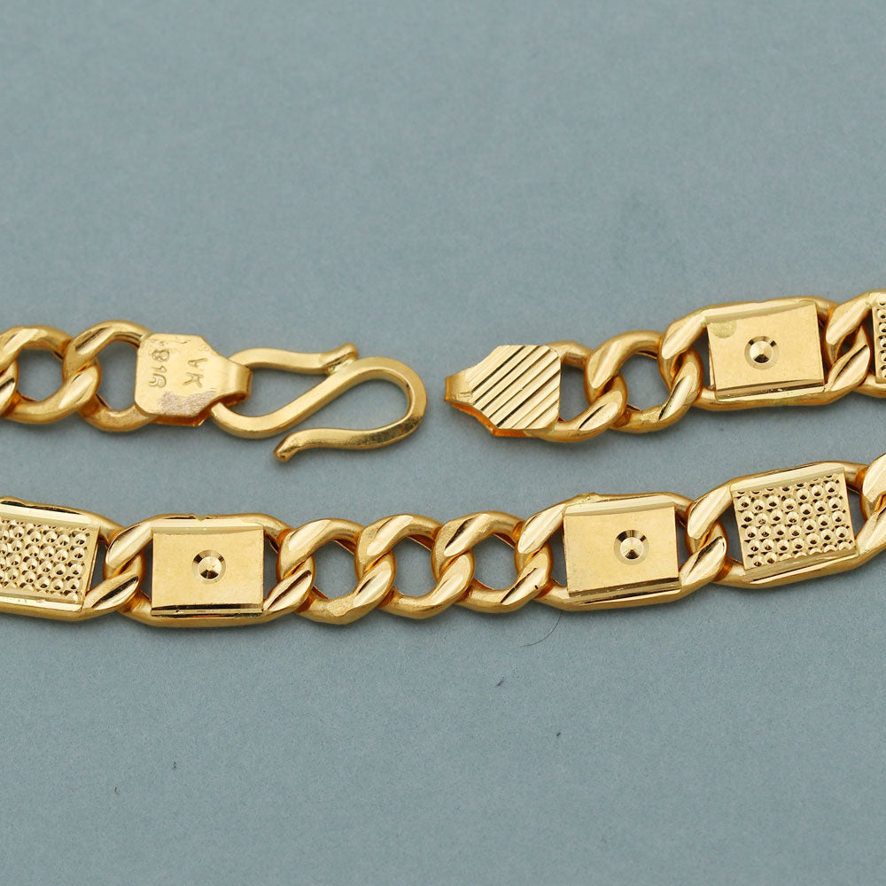 22cts stamp merry shine gold 22.5 cm cm bracelet for great grand daughter christmas day gift jewelry