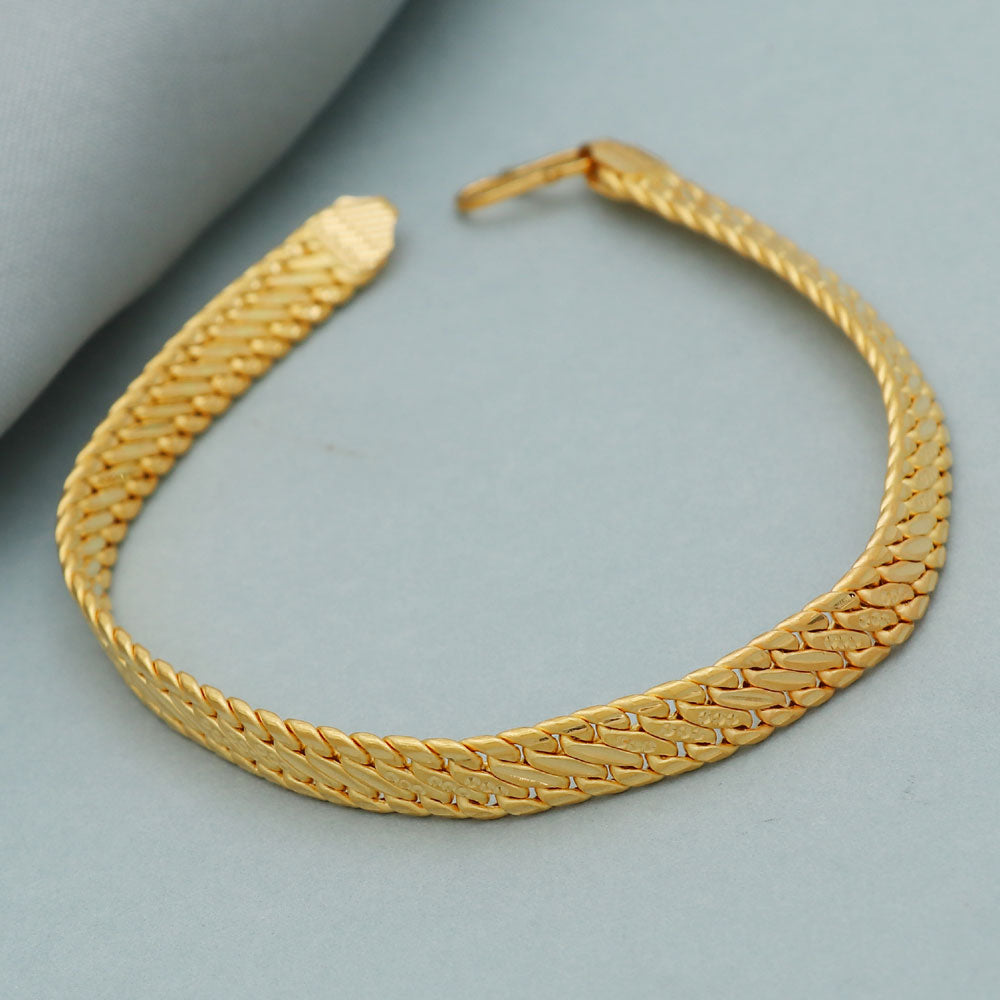 Pulsera de oro puro de 20 cm con sello bis 916 para él, regalo de baby shower, joyería 