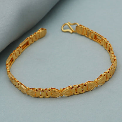 Pulsera de oro fino de 22 quilates con sello distintivo de 20,5 cm para mujer, regalo de año nuevo chino, joyería 