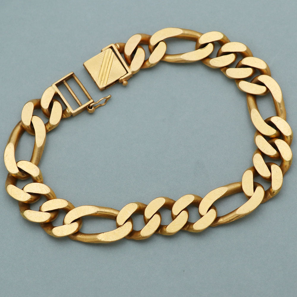 22k stamp true gold 24.1cm bracelet for father christmas gift jewelry