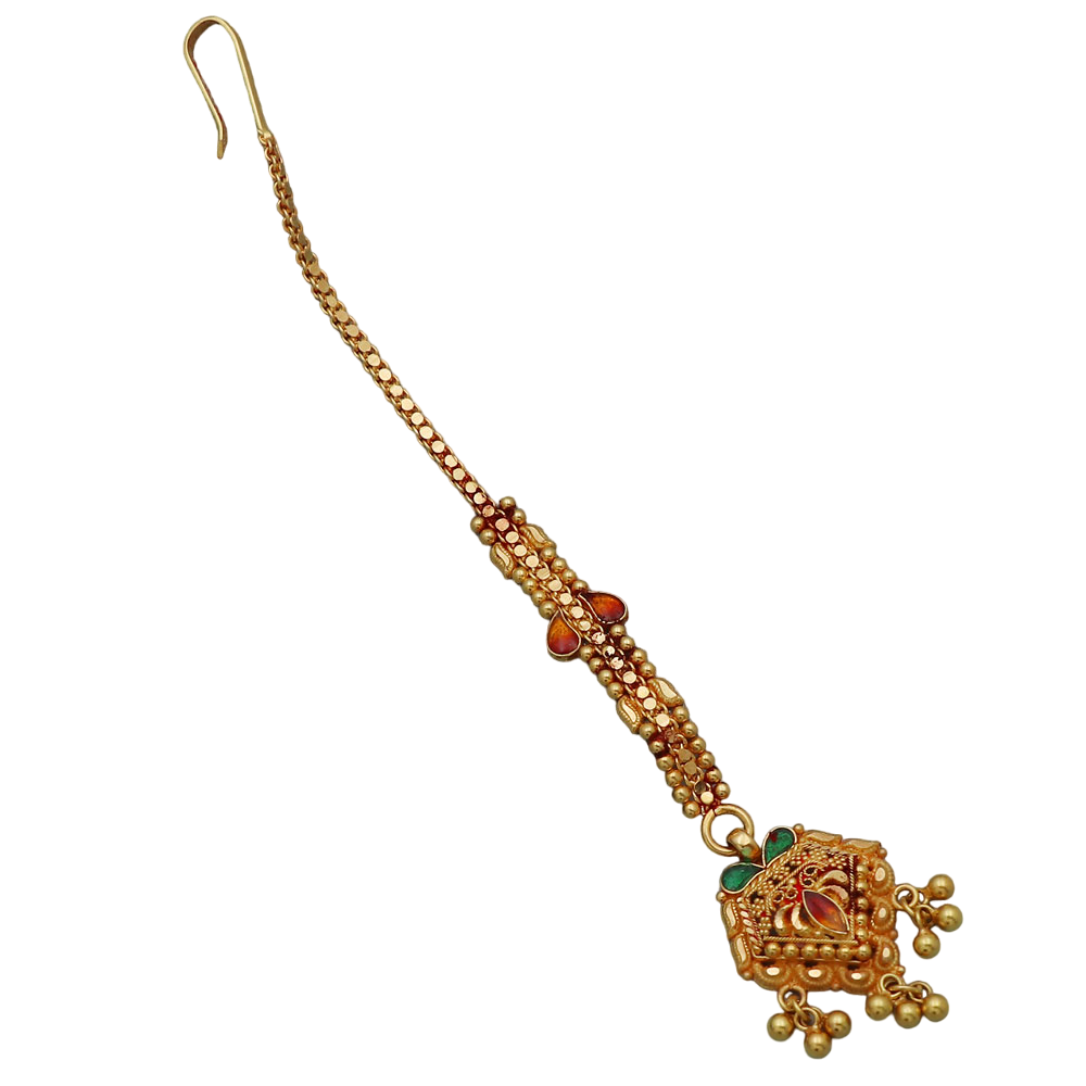 22 karat print veritable gold 11.5 cm tika for wife new year gift jewelry