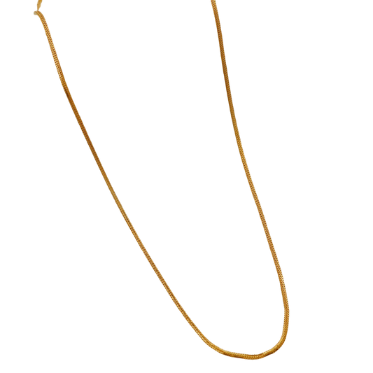 22 Karat Druck atemberaubende Gold 22" Halskette Kette für Stieftanten Brautparty Geschenk Schmuck