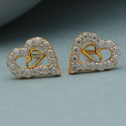 bis 916 print original  gold 0.8 cm stud earring for mother in law sweetest day gift jewelry