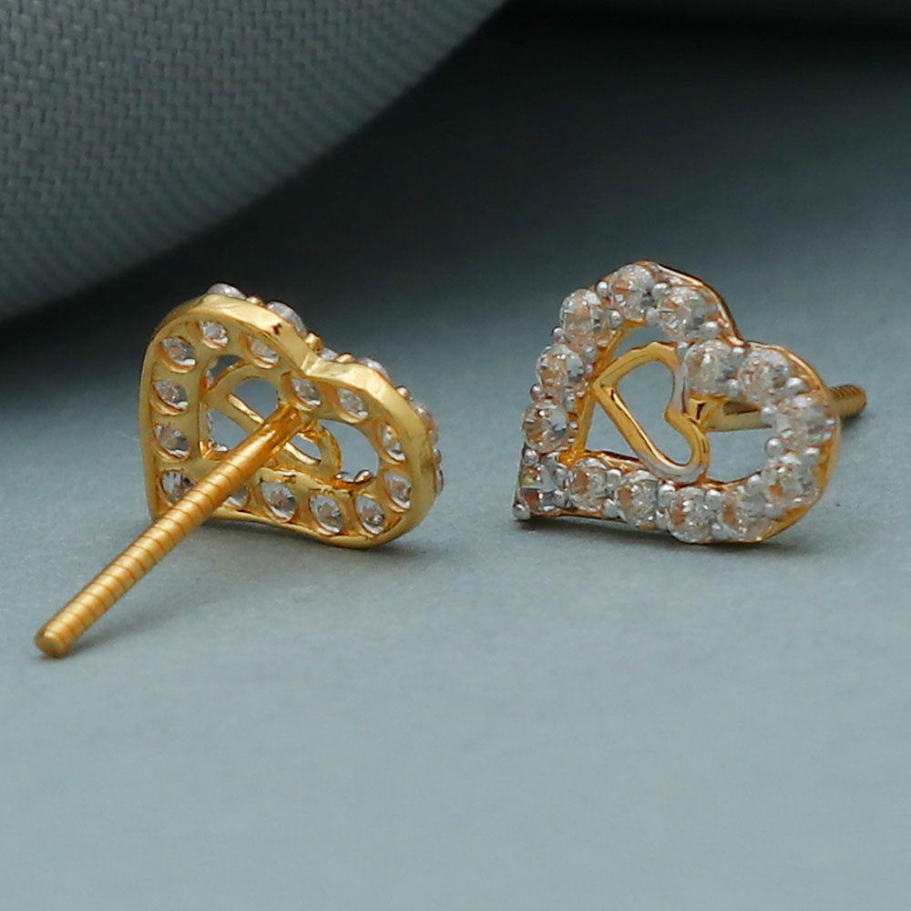 bis 916 print original  gold 0.8 cm stud earring for mother in law sweetest day gift jewelry