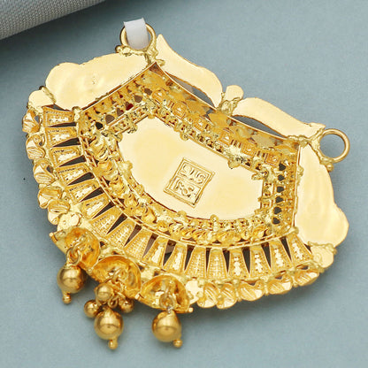 22 carat print veritable gold 4.4 cm pendant for great grand parents easter gift jewelry