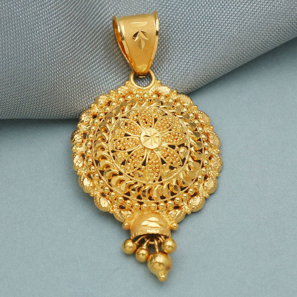 22 carat hallmark golden gold 4.5 cm pendant for sissy veterans day gift jewelry