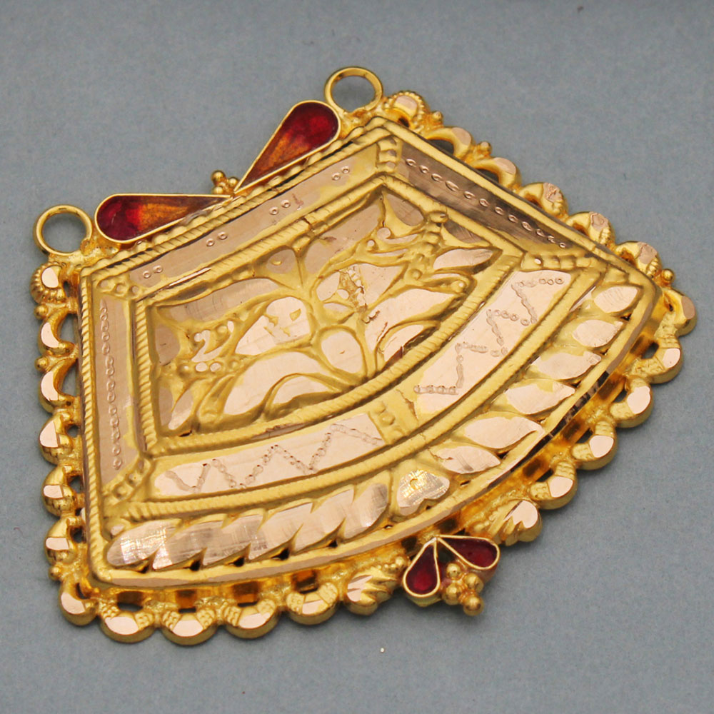 bis 916 hallmark indian gold 3.2 cm pendant for half son birthday gift jewelry