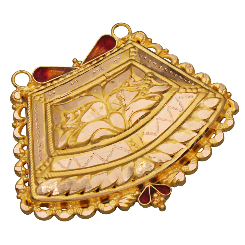 bis 916 hallmark indian gold 3.2 cm pendant for half son birthday gift jewelry