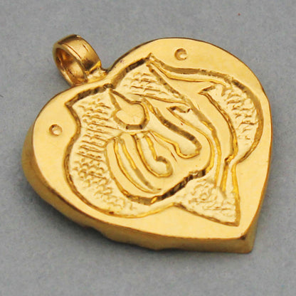 bis 916 stamp pure gold 1.8 cm pendant for hubby christmas gift jewelry