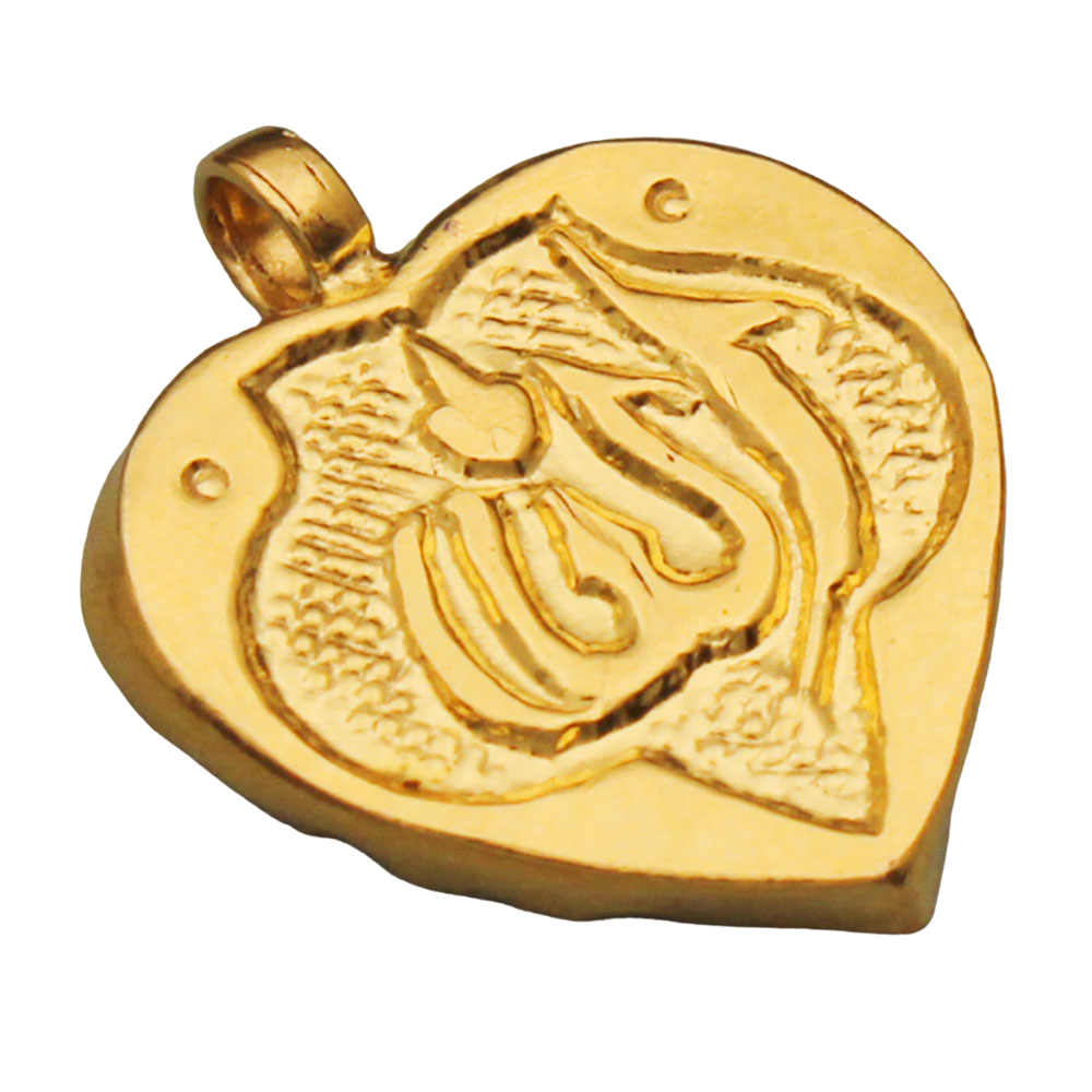 bis 916 stamp pure gold 1.8 cm pendant for hubby christmas gift jewelry