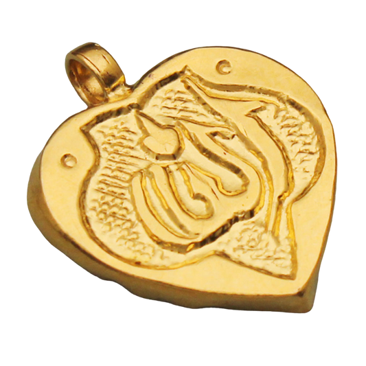 bis 916 stamp pure gold 1.8 cm pendant for hubby christmas gift jewelry