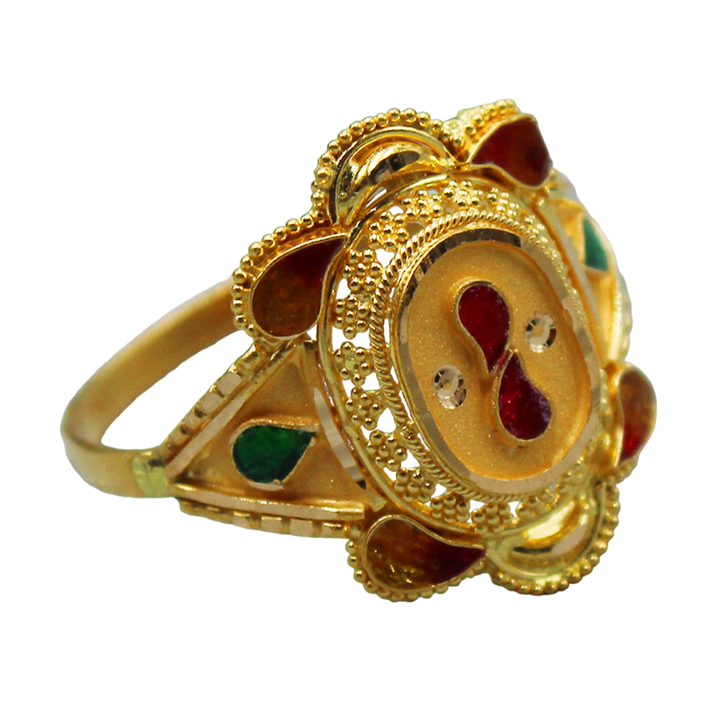 22k print ultimate gold 6.75 ring for sibling columbus day gift jewelry