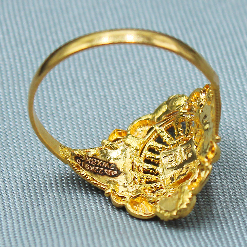 22k hallmark sincere gold 6.75 ring for child birthday gift jewelry