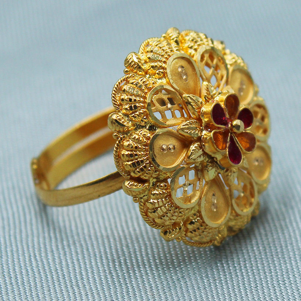 22 karat seal strong gold adjustable cm ring for 4 great grandchild back to school gift jewelry