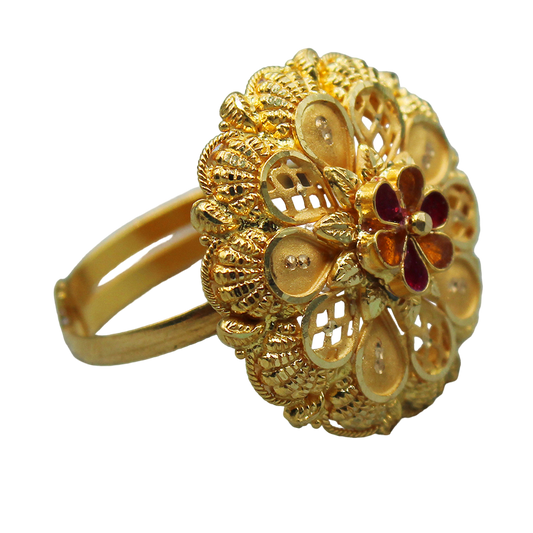 22 karat seal strong gold adjustable cm ring for 4 great grandchild back to school gift jewelry