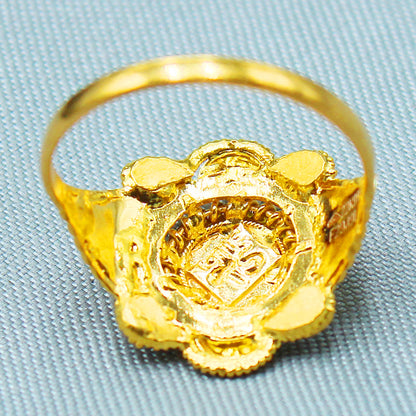 22 carat hallmark golden gold 6.75 ring for babies chinese new year gift jewelry