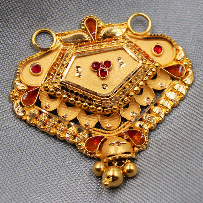 bis 916 print original gold 3.4 cm pendant for child thinking of you gift jewelry