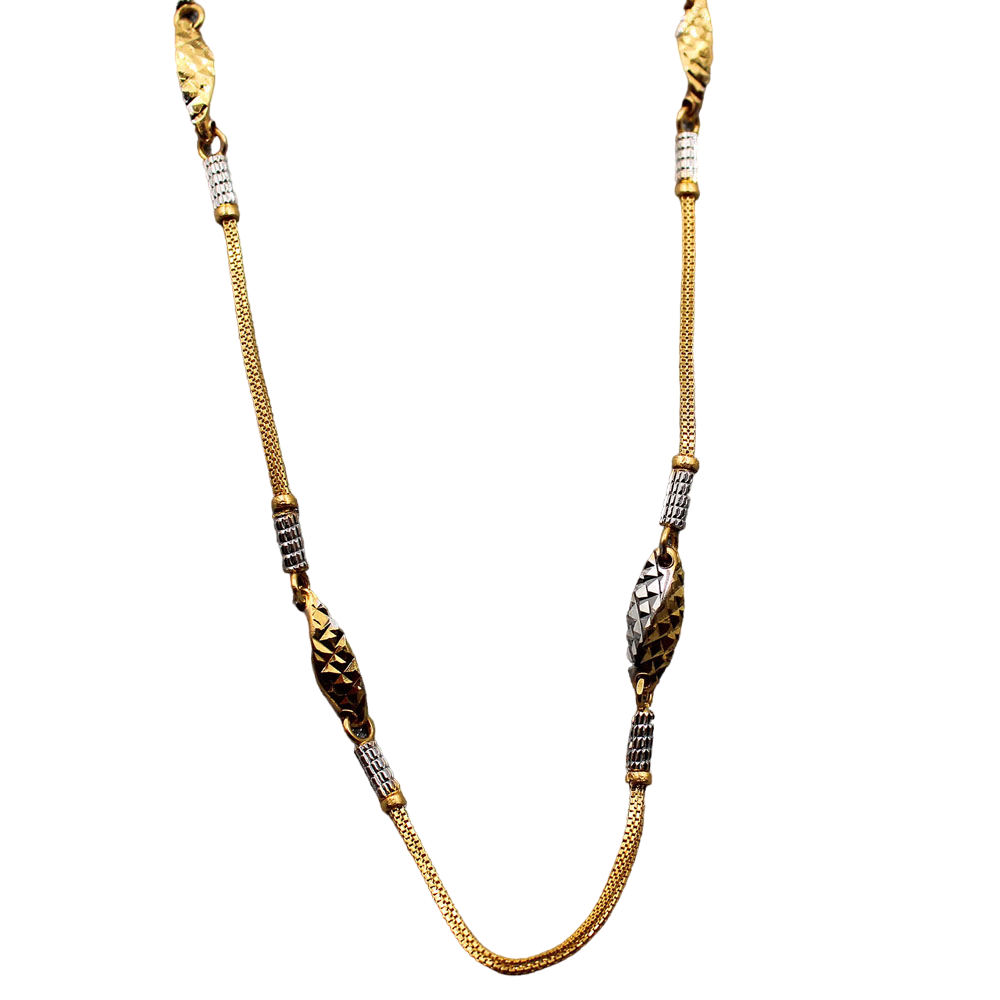 Bis 916 Print Gelbgold 18" Halskette Kette für Frauen Ich denke an dich Geschenk Schmuck 