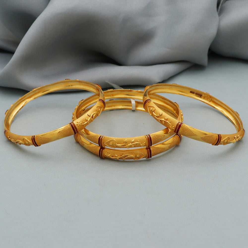 Brazalete de oro macizo de 22 quilates de 6,1 cm para regalo de inauguración de la casa de mujer 