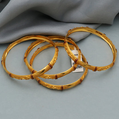 Brazalete de oro macizo de 22 quilates de 6,1 cm para regalo de inauguración de la casa de mujer 