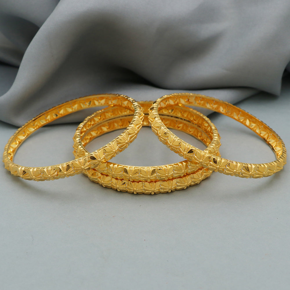 Impresionante brazalete de oro de 22 quilates con estampado de 6,3 cm para esposa, regalo de joyería para el Día del Jefe Nacional 