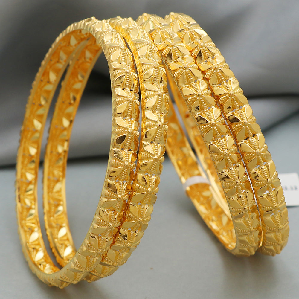 Impresionante brazalete de oro de 22 quilates con estampado de 6,3 cm para esposa, regalo de joyería para el Día del Jefe Nacional 